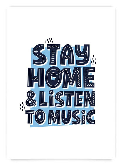 Home & music | Poster