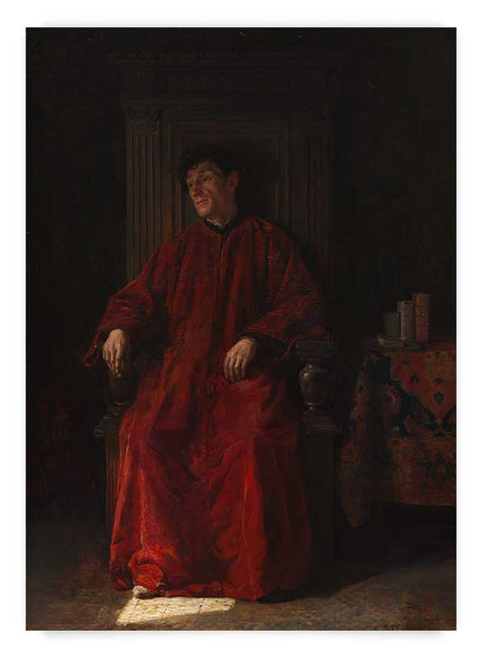 Judge in red robe | Poster