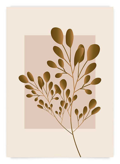 Botanical brown no3 | Poster