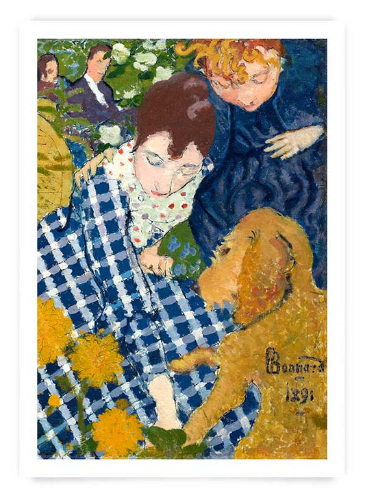 Woman with a dog Pierre Bonnard | Poster