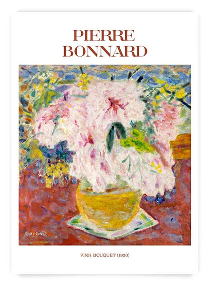 Pink Bouquet Pierre Bonnard | Poster