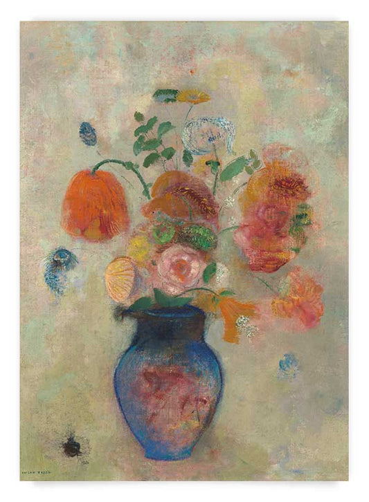 Large Vase with Flowers | Poster
