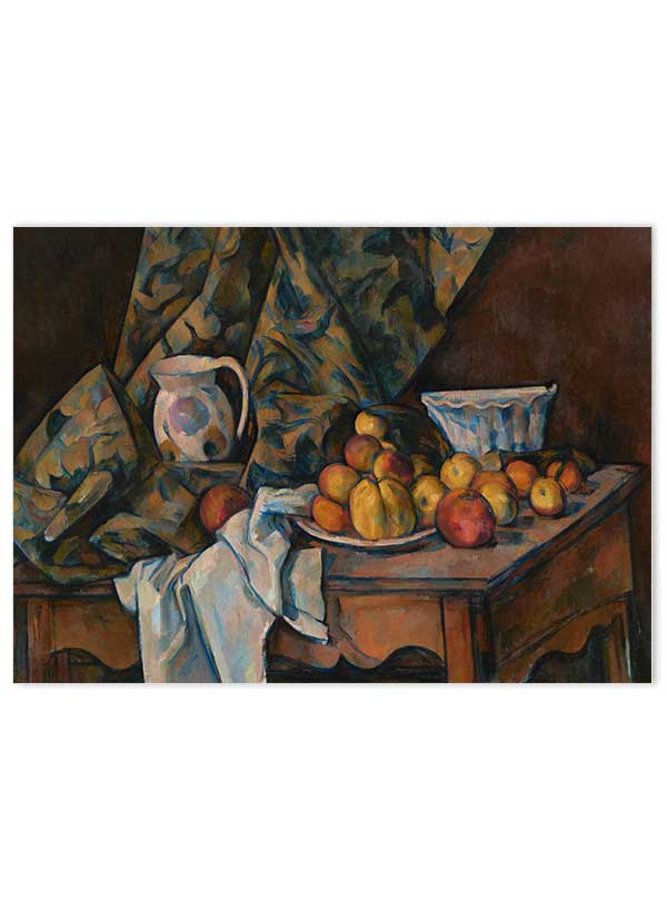 Still life with Apples and Peaches | Poster