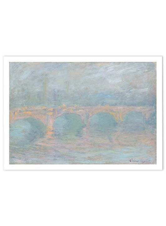 Waterloo Bridge Claude Monet | Poster