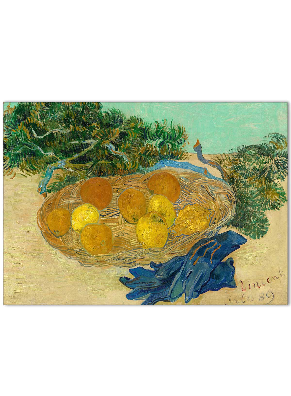 Still life of Oranges and Lemons | Poster