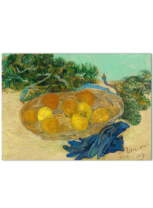 Still life of Oranges and Lemons | Poster