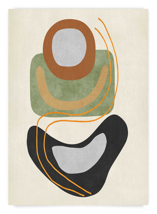 Abstract geometric circular no2 | Poster