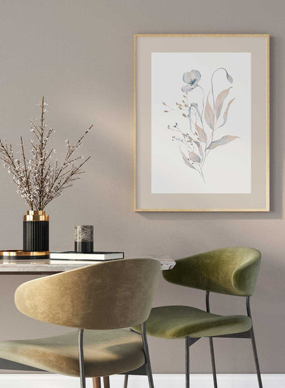 Watercolor botanical no6 | Poster