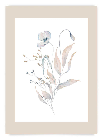 Watercolor botanical no6 | Poster