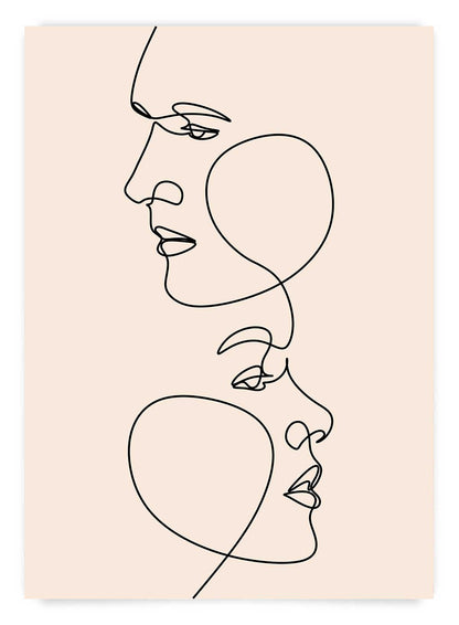 Couple line-art | Poster