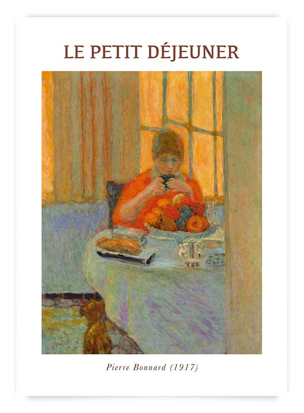 Le petit dejeuner Pierre Bonnard | Poster