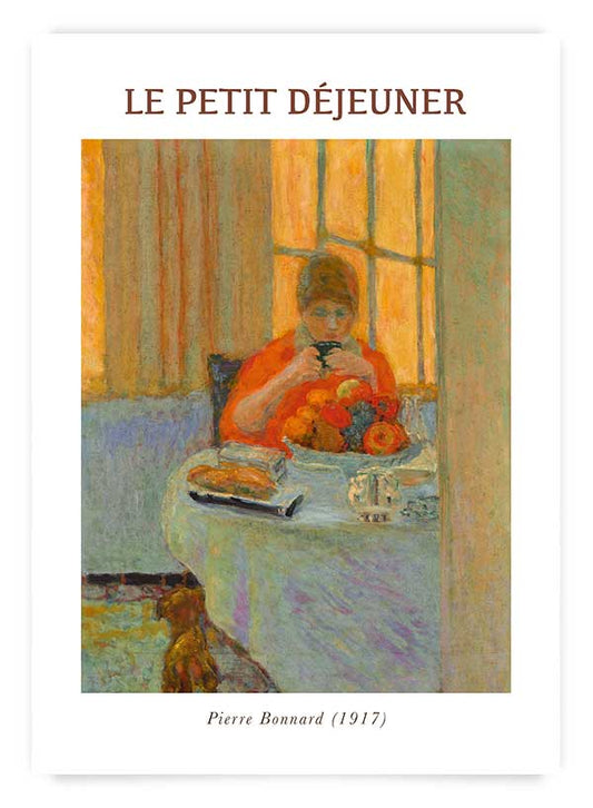 Le petit dejeuner Pierre Bonnard | Poster