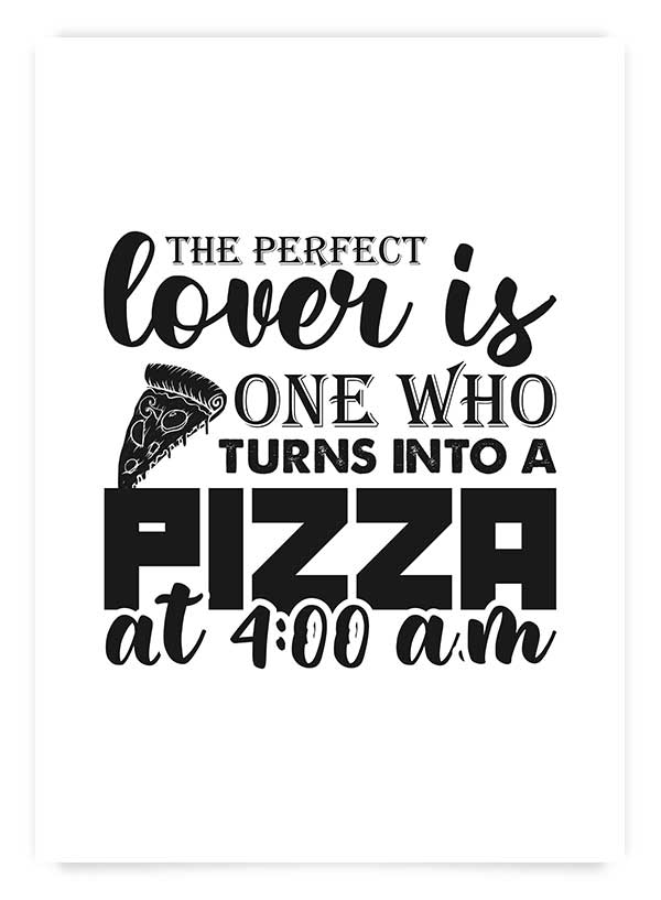Pizza is my soulmate | Art Print