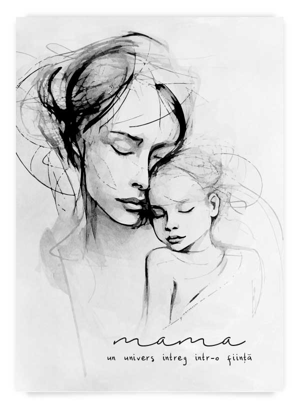 Mama line art | Art print