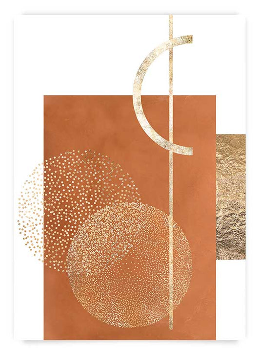 Gold Abstract 1 | Poster