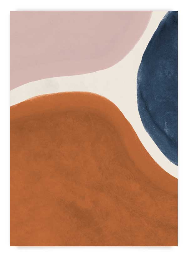 Abstract earth tones 2 | Poster