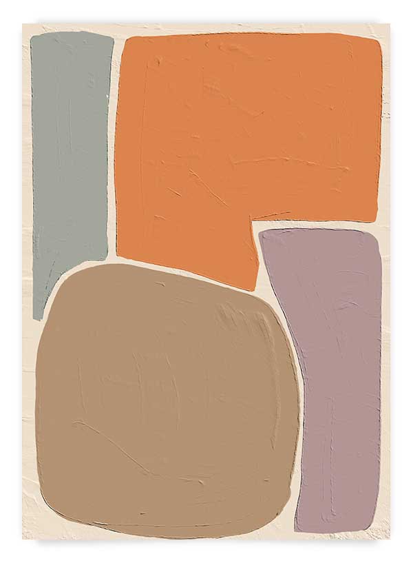 Abstract earth tones 6 | Art print