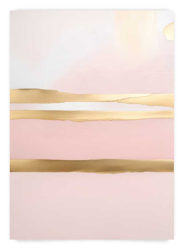 Pink gold | Art Print