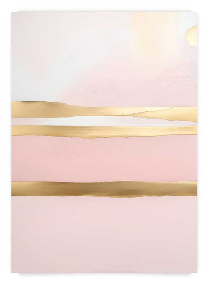 Pink gold | Art Print