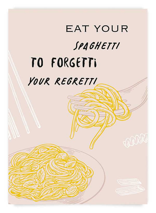 Eat your spaghetti | Art Print