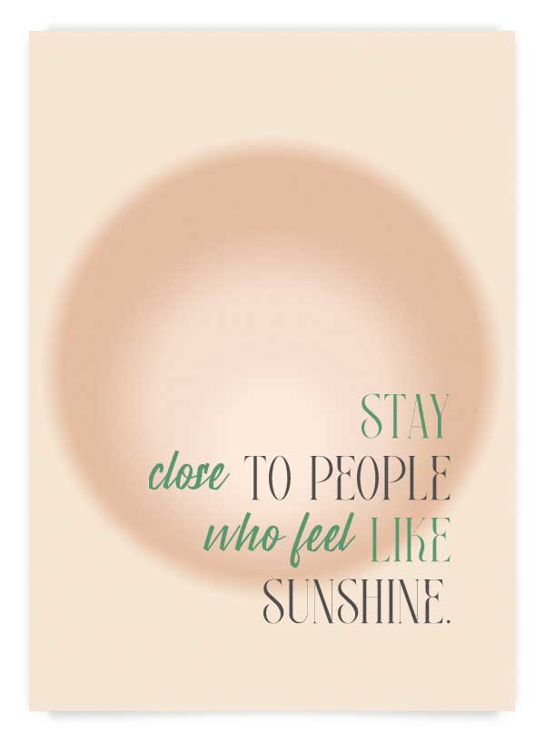 People like sunshine | Art print