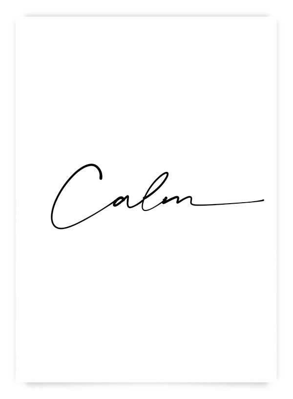 Calm I Poster