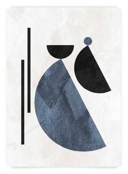 Blue figure | Poster