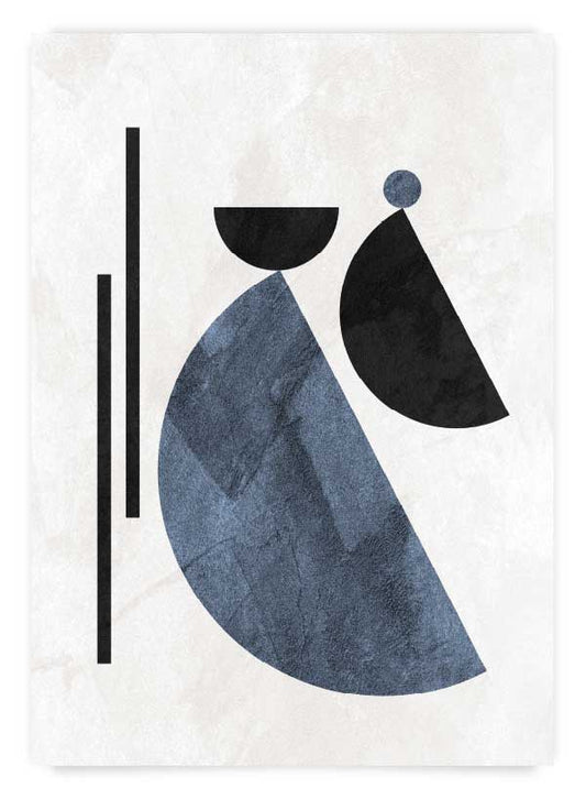 Blue figure | Poster