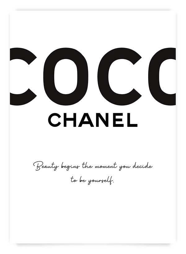Coco Chanel | Poster