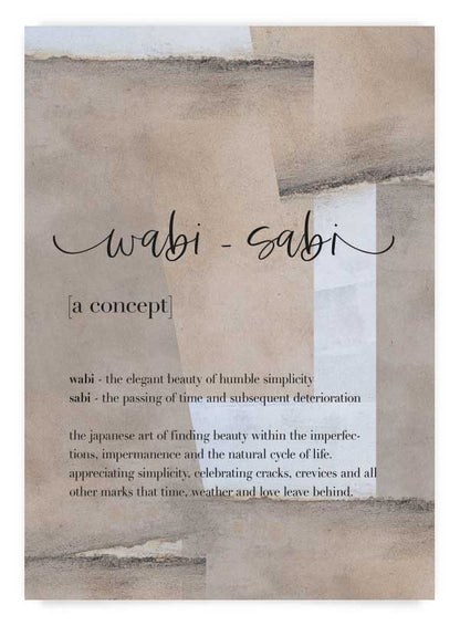 Wabi sabi definitie | Poster