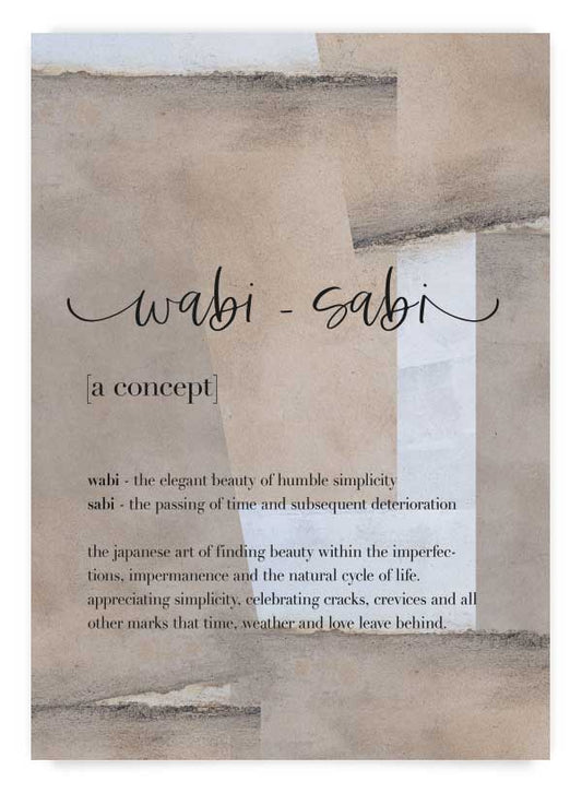 Wabi sabi definitie | Poster