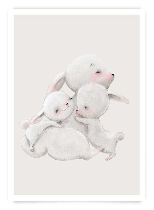 Rabbit family 1 | Poster