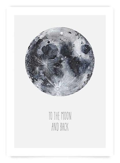 To the moon | Poster