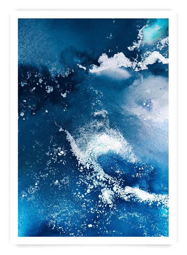Blue Waterfall | Poster