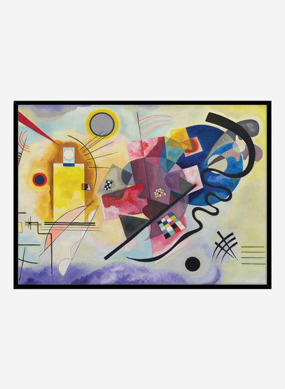 Kandinsky Yellow, red, blue | Poster