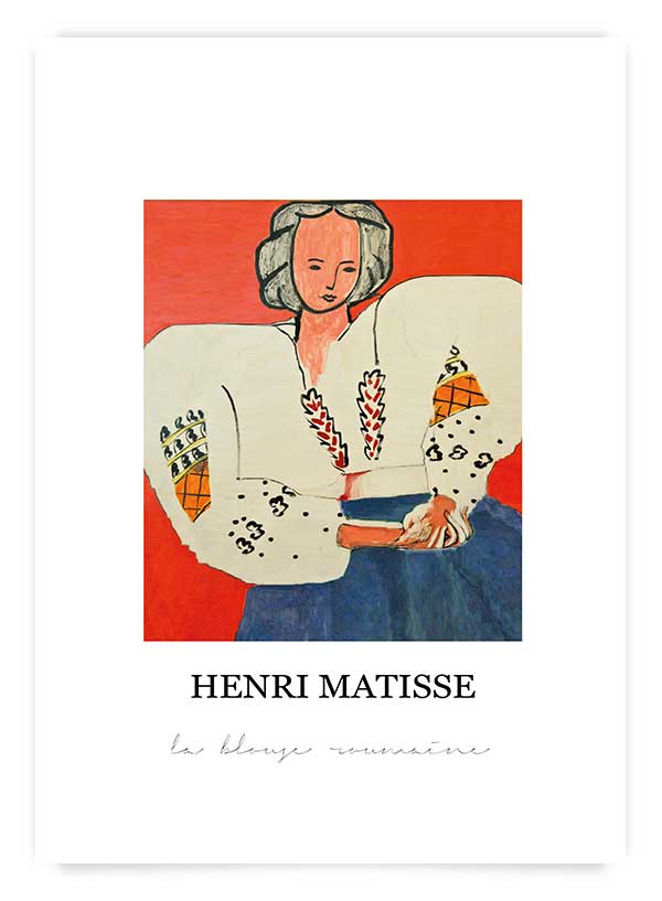La blouse roumaine Matisse | Poster