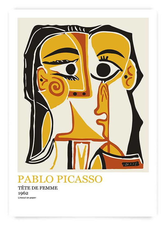 Tete de femme Pablo Picasso | Poster