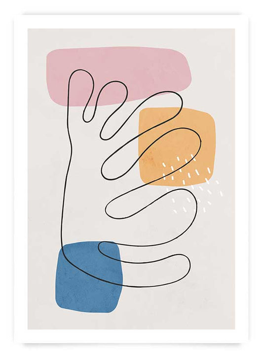 Pastel shapes no3 | Poster