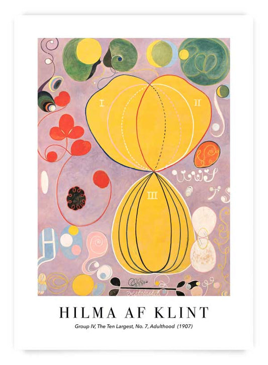 Hilma af Klint no. 9 Adulthood | Poster