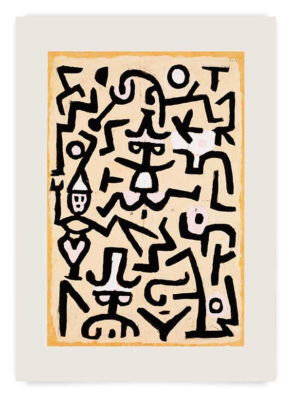 Comedians' Handbill - Paul Klee | Poster