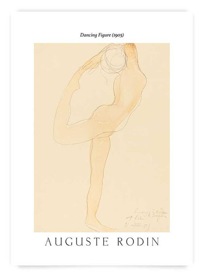 Auguste Rodin no. 2 Dancing figure | Poster