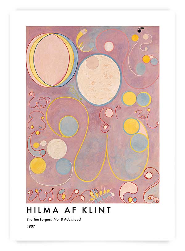 Hilma af Klint no. 10 Adulthood | Poster