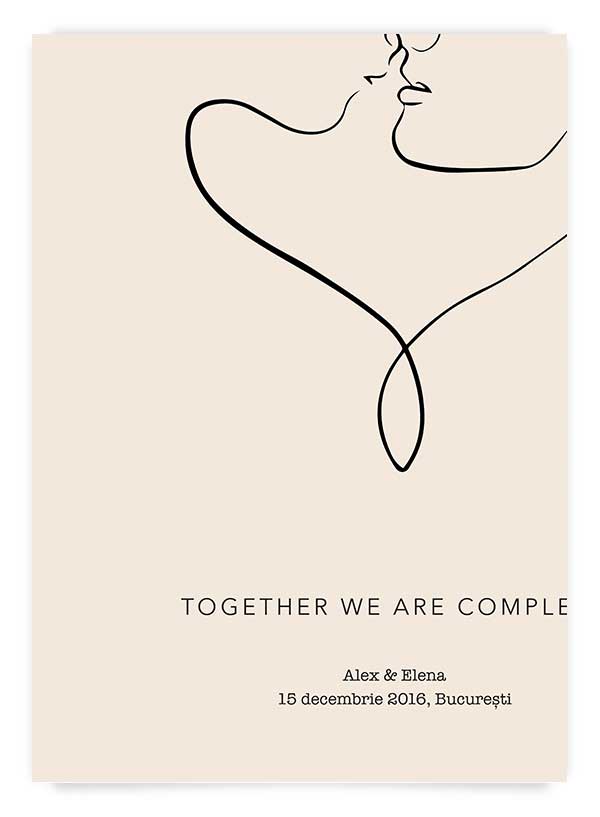 We are complete | Poster personalizat