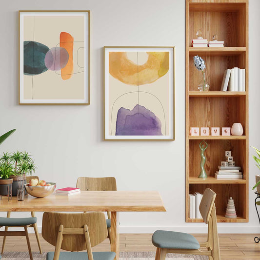 Colorful office | Set Postere