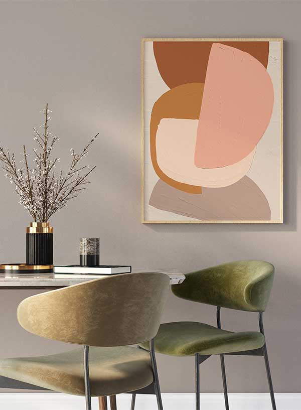 Mid century beige | Poster