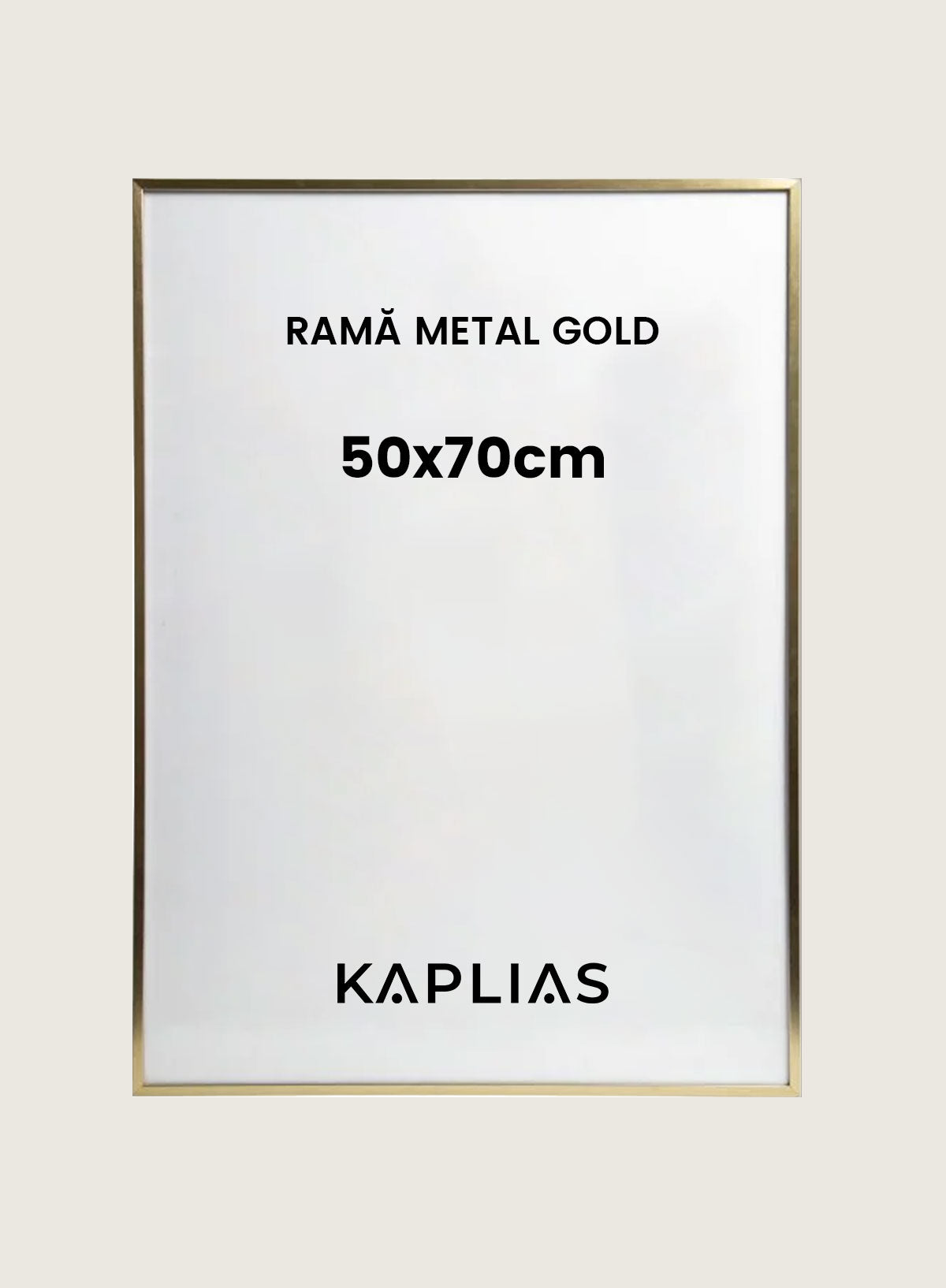 Rama Gold auriu 50x70cm