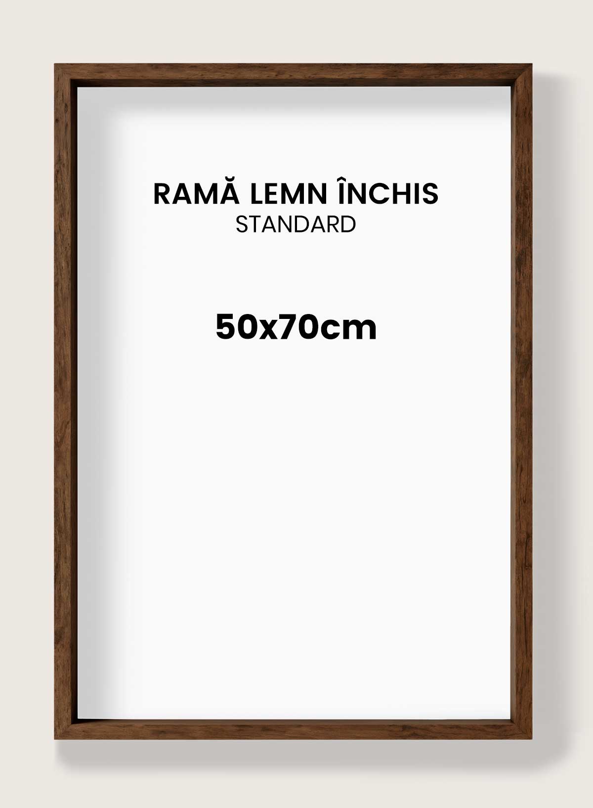 Rama lemn închis Nisa 50x70cm
