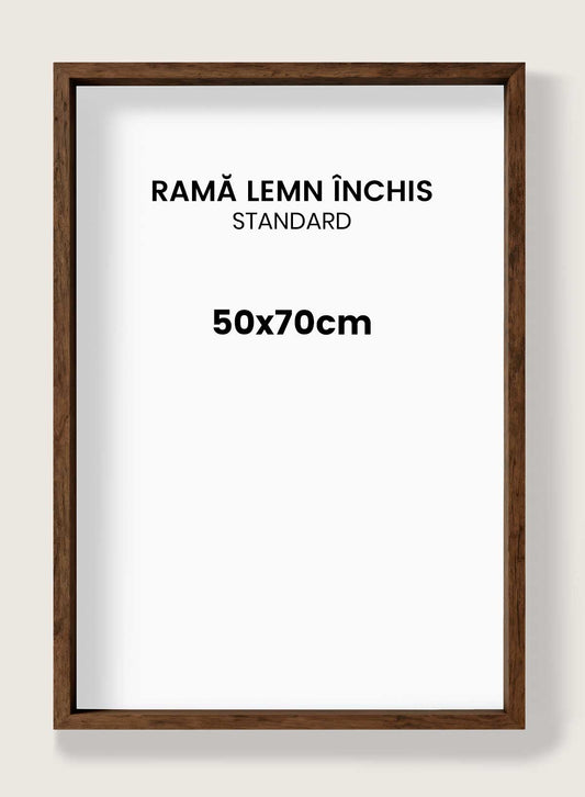 Rama lemn închis Nisa 50x70cm