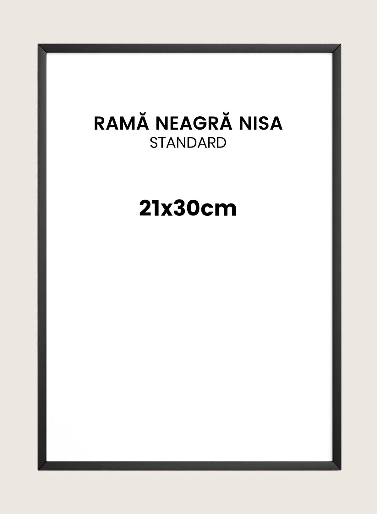 Rama neagra Nisa 21x30cm