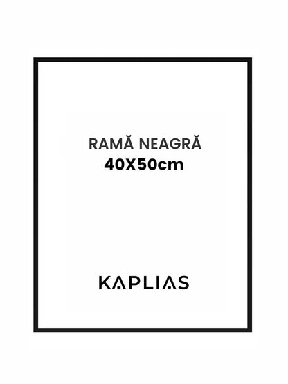 Rama neagra Nisa 40x50cm